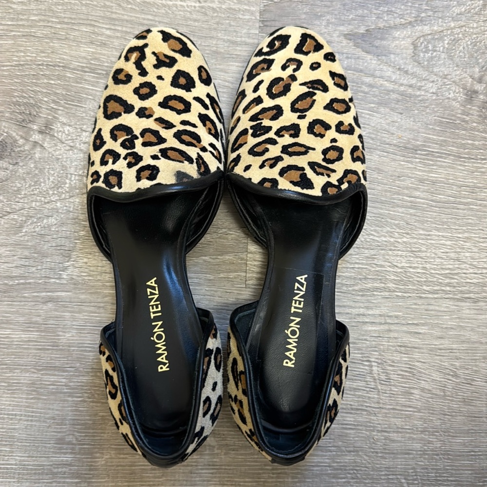 Ramon Tenza D’Orsay Flats in Size 7